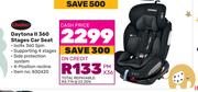 Chelino Daytona || 360 Stages Car Seat