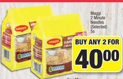 Maggi 2 Minute Noodles (Selected)-For Any 2 x 5's Pack
