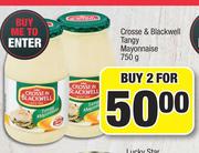 Crosse & Blackwell Tangy Mayonnaise-For 2 x 750g