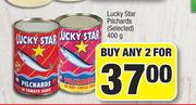 Lucky Star Pilchards (Selected)-For Any 2 x 400g