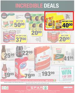 SPAR COUNTRY EASTERN CAPE : My Spar (20 April - 2 May 2021) Valid In Amahlathi, Bedford, Buffalo Flats, Cala, Centane, Hankey, Komga, Nemato, Patensie, Peddie, Zastron, Indwe, Kwa-Fetting, page 8
