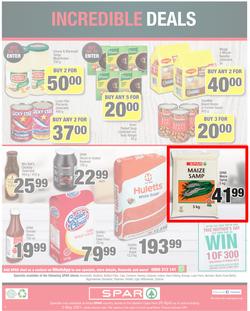 SPAR COUNTRY EASTERN CAPE : My Spar (20 April - 2 May 2021) Valid In Amahlathi, Bedford, Buffalo Flats, Cala, Centane, Hankey, Komga, Nemato, Patensie, Peddie, Zastron, Indwe, Kwa-Fetting, page 8