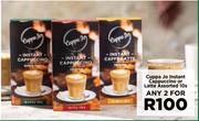 Cuppa Jo Instant Cappuccino Or latte Assorted-For Any 2 x 10s