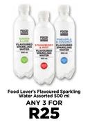 Food Lover's Flavoured Sparkling Water Assorted-For Any 3 x 500ml