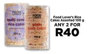 Food Lover's Rice Cakes Assorted-For Any 2 x 100g