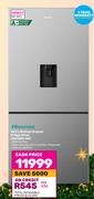 Hisense 463Ltr Bottom Frezzer Fridge (Silver) H610BS-WD