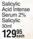 Creightons Salicylic Acid Intense Serum 2% Salicylic-30ml Each