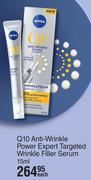 Nivea Q10 Anti Wrinkle Power Expert Targeted Wrinkle Filler Serum-15ml Each