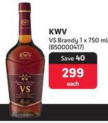 KWV VS Brandy-750ml Each