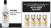 Malibu Rum-750ml Each