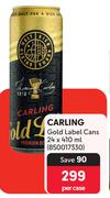 Carling Gold Label Cans-24 x 410ml Per Case