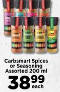 Carbsmart Spices Or Seasoning Assorted-200ml Each