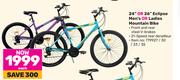 Raleigh 24" Or 26" Eclipse Men's Or Ladies Mountain Bike-Each