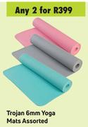 Trojan 6mm Yoga Mats Assorted- For Any 2