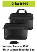 Volkano Panama 15.6" Black Laptop Shoulder Bag- For 2