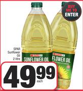 Spar Sunflower Oil-2Ltr Each