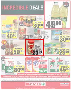 SPAR EASTERN CAPE : My Spar (25 May - 6 June 2021) Valid in Acres, Algoa Park, Aliwal North, Aspen, Burgersdorp, Cambridge, Camdeboo, Cradock, Crossways, Dagbreek, Fig tree, Fleet, Linton, page 8