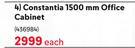 Constantia 1500mm Office Cabinet-Each