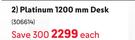 Platinum 1200mm Desk-Each