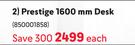 Prestige 1600mm Desk-Each
