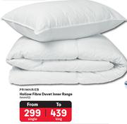 Primaries Hollow Fibre Duvet Inner Range 444410