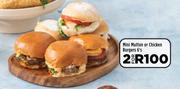 Mini Mutton Or Chicken Burgers-For 2 x 6's
