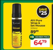 Afri Pure Wrap & Set Mousse-200ml