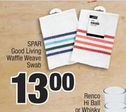 Spar Good Living Waffle Weave Swab
