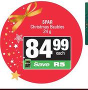 Spar Christmas Baubles-24g Each