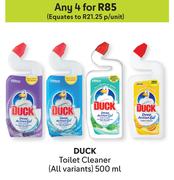 Duck Toilet Cleaner (All Variants)-For Any 4 x 500ml