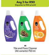 M Tile And Floor Cleaner(All Variants)-For Any 3 x 750ml