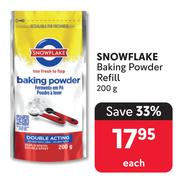 Snowflake Baking Powder Refill-200g Each