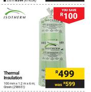 Isotherm Thermal Insulation 298651-100mm X 1.2m X 6m