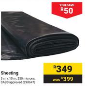 Sheeting 298641-3m X 10m 