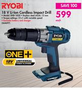 Ryobi 18V Li-Ion Cordless Impact Drill XHD-1820-Each