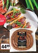 Spar Tender & Tasty Bacon & Cheese Wors-420g Each