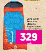 Camp Master Camp Junior Adventure Sleeping Bags Assorted-Each