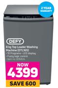 Defy 8Kg Top Loader Washing Machine DTL165