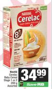 Nestle Cerelac Baby Cereal Stage 1 Or 2-200g