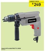 Impact Drill Corded Practyl 500W