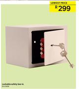 Lockable Safety Box 4Ltr