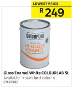 Gloss Enamel White Colour Lab-5Ltr