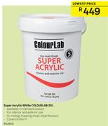 Super Acrylic White Colour Lab-20Ltr