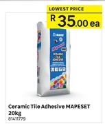 Ceramic Tile Adhesive Mapeset-20Kg Each