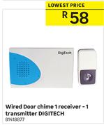 Wired Door Chime 1 Receiver 1 Transmitter Digitech