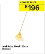 Leaf Rake Steel 120cm