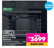 Defy Slimline Glass Eye Level Oven DBO483E