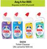 Duck Toilet Cleaner (All Variants)-For 4 x 500ml