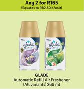 Glade Automatic Refill Air Freshener (All Variants)-For 2 x 269ml