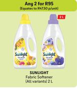 Sunlight Fabric Softener (All Variants)-For 2 x 2L
